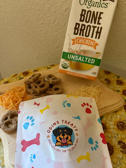 Cheesy Pretzel Dog Treats